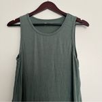 Zyia  finesse athletic tank top in Olive Green Size Medium Photo 4