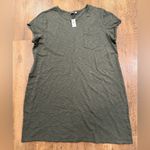 Gap NWT  Factory Pocket T-Shirt Dress Green Size XXL Photo 1