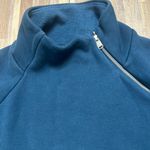 Athleta Zip Neck Cozy Crossover Fleece Sweatshirt, Size Small Photo 1