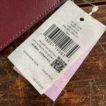 Kate Spade  Deep Berry Staci Leather Medium L-Zip Wristlet 8"x5" NWT Photo 5