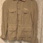 J.Crew 2 for $15 
 linen/silk mix Utility jacket Photo 0