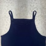 Flirtitude Navy Blue Sleeveless Bodysuit Photo 2