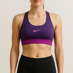 Nike  Dri-Fit Size Medium Purple Athletic Sports Bra Photo 0