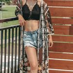 Love Riche Embroidered Mesh  Kimono‎ Photo 5