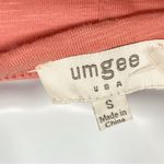 Anthropologie Umgee Tiered Eyelet Balloon Sleeve Long Sleeve Blouse Top Dusty Pink Small Photo 5