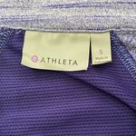 Athleta Heavenly Hail Hoodie 2 Women’s Size Small Blue Space Dye Athletic Top Photo 7