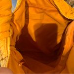 Free People Quilted Shoulder Bag Mustard Yellow NWOT Photo 5