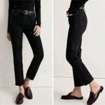 Madewell NEW  The Mid-Rise Perfect‎ Vintage Jeans Clean Black Wash, 26 Photo 2