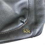 The Sak Venture Pebble Leather Crossbody Messenger Bag Black/Brown Boho Travel Photo 3