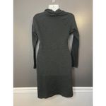 Lucy Dress Womens Small Gray Cowl Neck Long Sleeve Knit Sweatshirt Pockets Photo 4