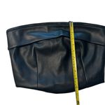 Fore Size S Faux Leather Tube Top Black Cropped Going Out Top Baddie Cocktail Photo 5