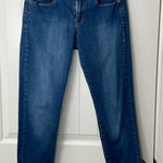 Lucky Brand EUC  women’s blue medium wash Sofia capri denim jeans‎ summer stretch Photo 0