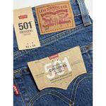Levi's  501 Jeans Womens 32 X 26 Cropped Straight Leg High Rise Distressed Photo 7