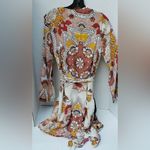 BCBGMAXAZRIA BCBG Sheer Kimono Duster Coverup Robe NEW NWT 🥰 Dusty Rio Red L Large Photo 1