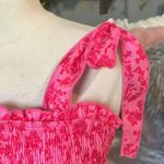 Tube Dress Tiered Form Fitting Pink Floral Size undefined Photo 4