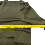 Just Fab Olive Green Button Front Bow Neck Long Sleeve Maxi Dress Womens XL Photo 8