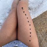 Boutique Cheeky Shark Tooth Reversible Bikini Bottom Black Size 4 Photo 5