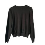 Draper James  RSVP Black Crewneck Beaded
Sequin Collar Sweater size Large Photo 6