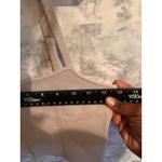 ZARA Knit Cropped Corset Top Beige Adjustable Strap Women's Size S Photo 4