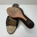 Cole Haan Slip On Beaded Wedge Sandals Size 8 Photo 6