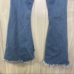Mavi Jeans  Larissa Mid Rise Flounce Fashion Flare Raw Hem Jeans size 27 Photo 6