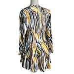 Anthropologie  Hutch Zebra Print Smocked Mini Dress Size XS NWT Photo 2