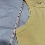 Loft NWOT  Women's XL Sleeveless Striped Pullover Blouse/Tank Top Lime Green. Photo 3
