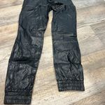 Olivaceous  small faux leather pants Photo 1