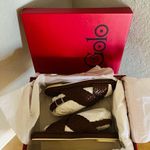 GOLO Criss Slingback Leather Sandal, Size‎ 8, NWT Brown Photo 8