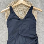 Speedo Women’s One-Piece V-Neck Swimsuit Wide Shoulder Straps in Black 10 Photo 3