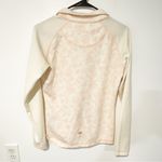 Skogstad Size 36 Cream Floral Print Lightweight Quarter Zip Long Sleeve Top‎ Pink Photo 4