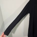 James Perse Standard  Women's Black Shawl Collar Pullover Top Size 1 Photo 6