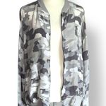DKNY Camouflage Pure 2015 Silk Bomber Jacket Almost Vintage Photo 0