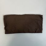 SKIMS S Small Fits Everybody Bandeau Bra Women's Seamless Stretch Brown Cocoa Photo 3