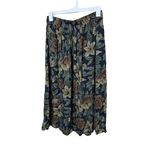 Dawn K Skirt Womens Size 1X Black Vintage Maxi Floral Pleated‎ Cottagecore Photo 7