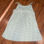 Green Sleeveless Spaghetti Strap Tank flowy babydoll tank top Size 4 Photo 5