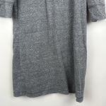 Mossimo Supply Co Dress Womens Shirt 3/4 Sleeve Heather Knee Length Gray Medium Photo 2