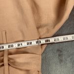 Stefanel Kimono Jacket Silk Linen Womens 12 Light Orange Tie Waist Long Sleeve Photo 10