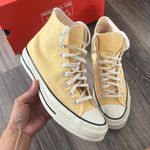 Converse  High-Top Sneakers in Yellow Size 9W Photo 1