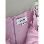 Yumi Kim Lavender Purple Pink Bow Smocked Back Midi Length Picnic Dress 8 Photo 6