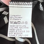 SheIn  Unity Striped Panel Belted A-line Dress Black White Size L Photo 6