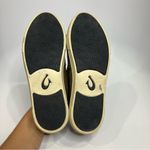 Olukai Alohi taupe leather slip on loafers womens size 7.5 casual neutral trendy Gray Photo 5