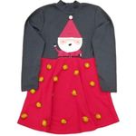 Mighty fine Christmas Santa Clause Pom Pom Holiday Festive Sweater Dress Size XL extra large Photo 1