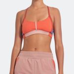 MAGNLENS Colorblock Racerback Sports Bra Red (Small) colorful workout athleisure Photo 2