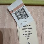 Hippie Rose  Blush Pink Knot Front Top Sz 2X NWT Photo 7