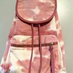 LIKE DREAMS Tie dye pink canvas backpack Photo 0