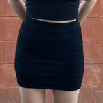 Black Bodycon Mini Skirt Photo 0