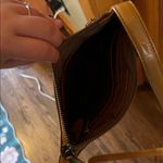 HOBO International Sarah Small Crossbody Leather Purse Tassel Tan Camel Photo 5