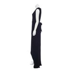 Alice + Olivia Simmons Velvet Black Wrap Dress Silk Maxi Gown Cocktail V-Neck 0 Photo 7