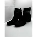 Paul Green  Sydney Buckle Bootie In Black Suede Combo AU6.5 Photo 5